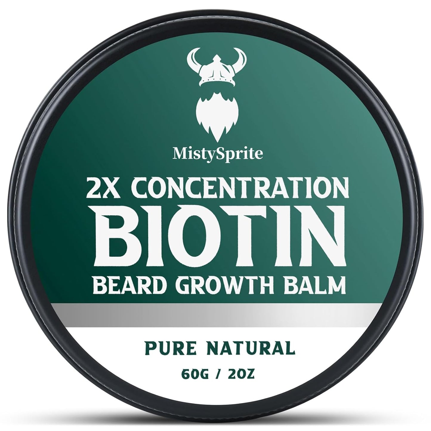 Beard Balm for Men & Conditioning Beard Wax - Made with Castor Oil Natural and Organic Ingredients - Hydrates & Thickens Facial Hair Growth- 2 Ounce Tin (Cedarwood)