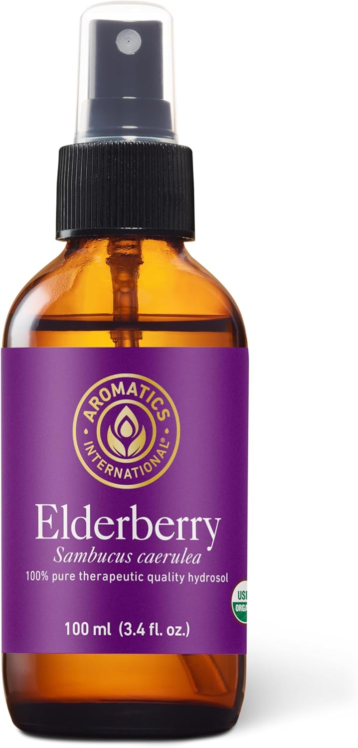 Aromatics International Elderberry Hydrosol 100ml | Herbal Aromatic Mist for Daily Care