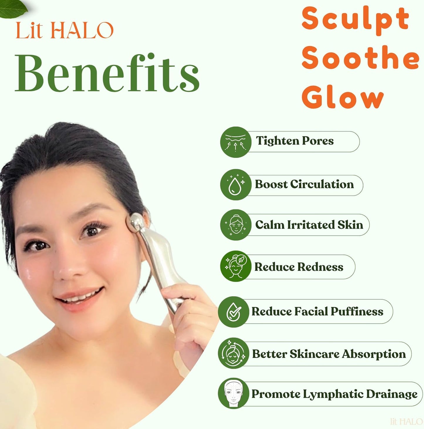 4-in-1 Gua Sha Massager: Stainless Steel Cryo Gua Sha Facial Tools for Face, Neck, Body – Lymphatic Drainage Massager, Facial Roller, Reduce Puffiness, Improve Circulation Beauty Tools