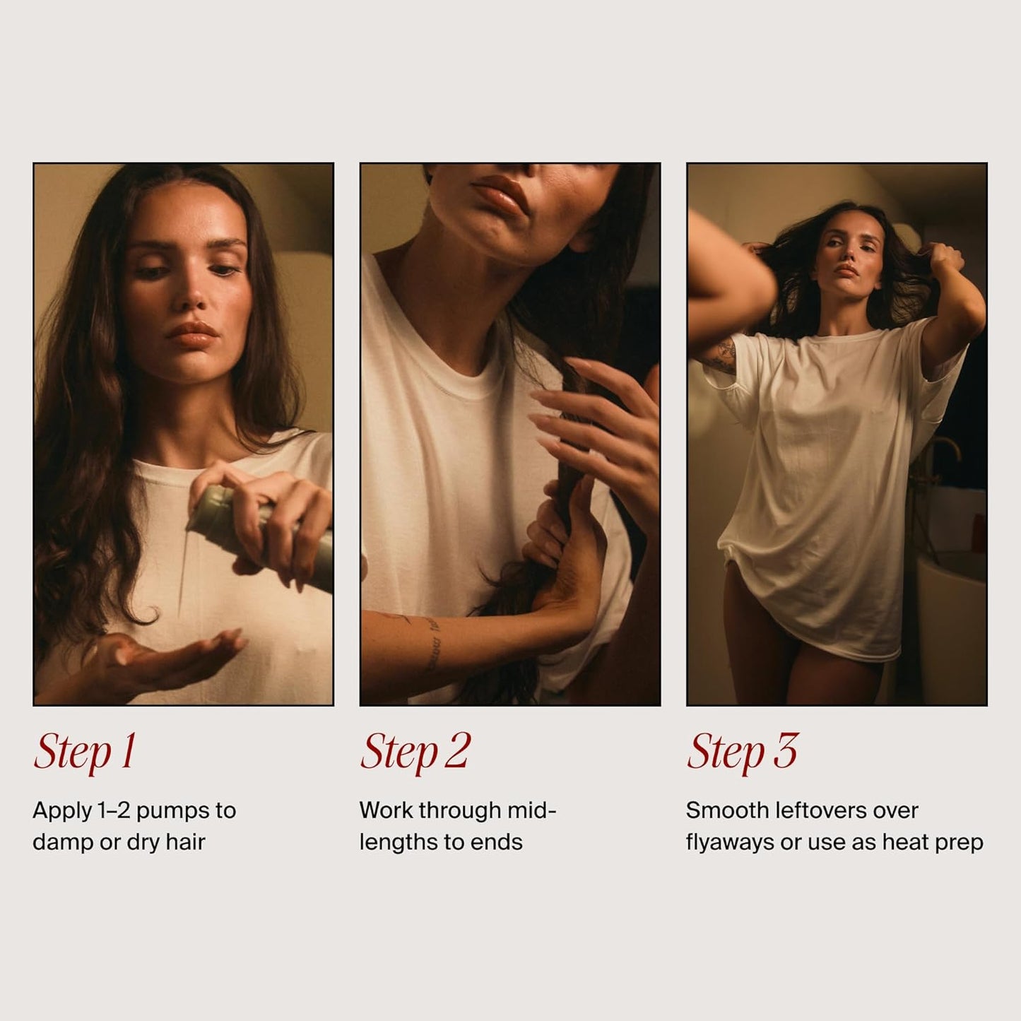 Hair Elixir Serum - Smooth Frizz-Free Hair Instantly - 40ml Heat Protectant - Daily Styling & Overnight Treatment - Lightweight Formula with Hibiscus & Meadowfoam Extracts