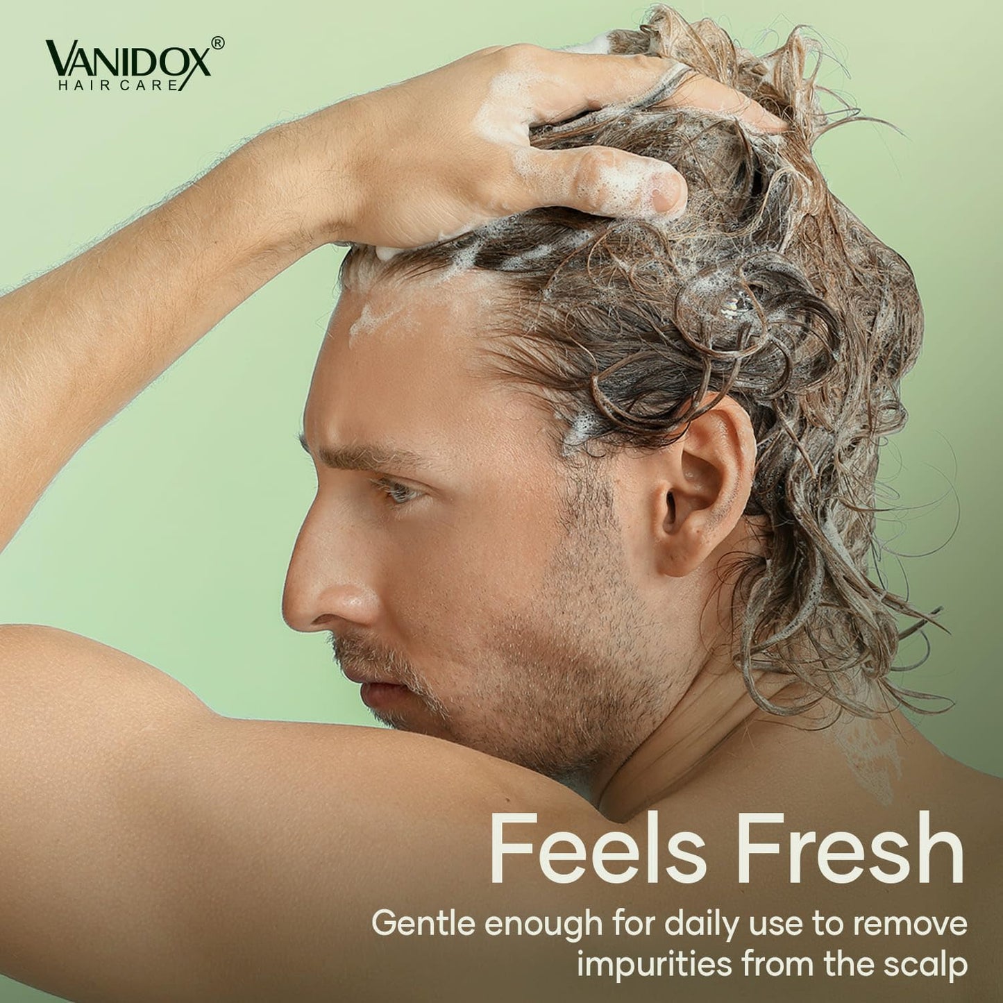 Tea Tree Oil Shampoo with Biotin, DHT Blockers, Itchy Scalp Relief, Supports Thicker-Looking Hair, Cleanses Dandruff & Buildup, For Men & Women, Made in USA, 16 fl oz