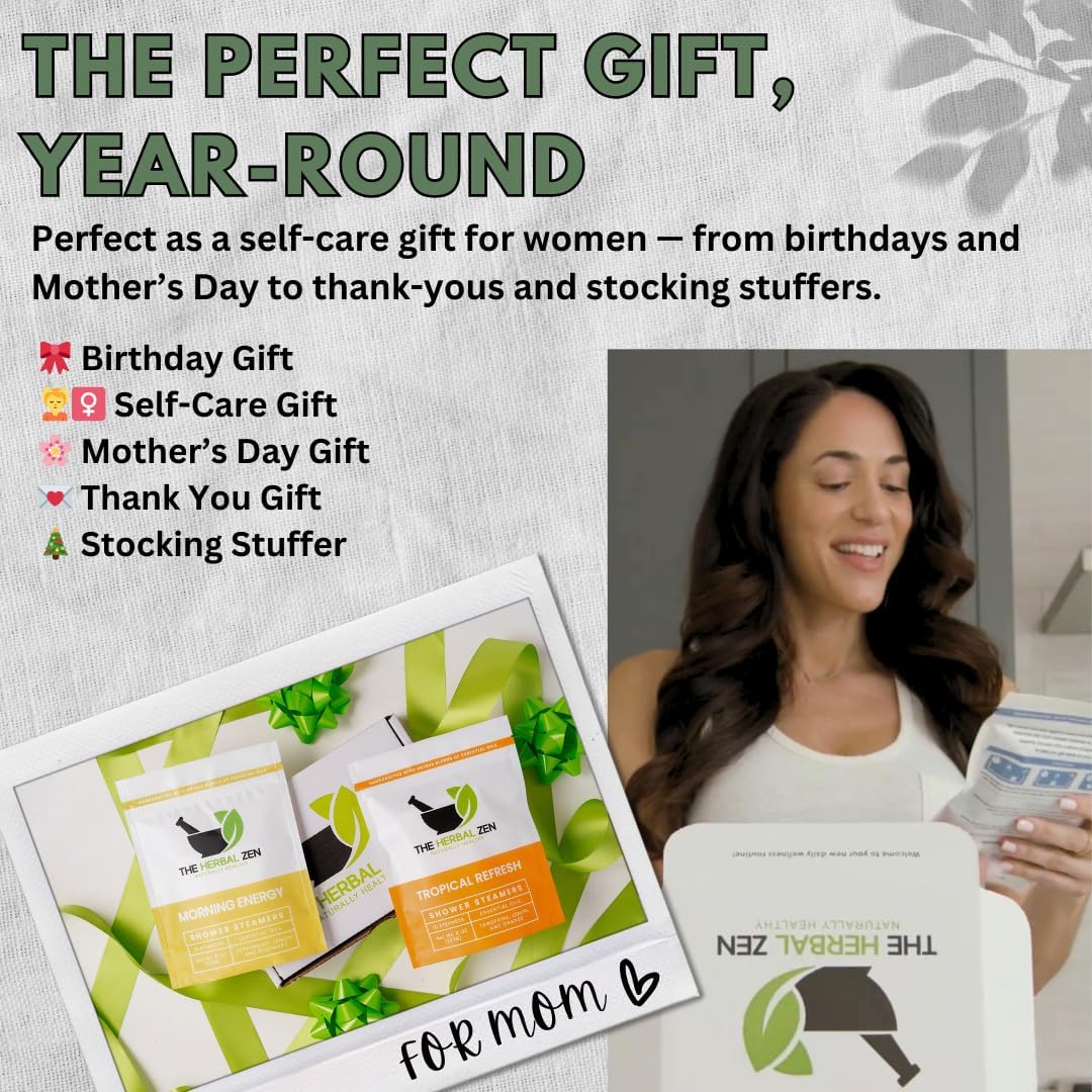 Aromatherapy Shower Steamers Gift Set, Shower Bombs Made in The USA, Relaxation Gift for Women, Lavender Shower Steamers for Women, Eucalytus Shower Steamer, Mothers Day Gifts