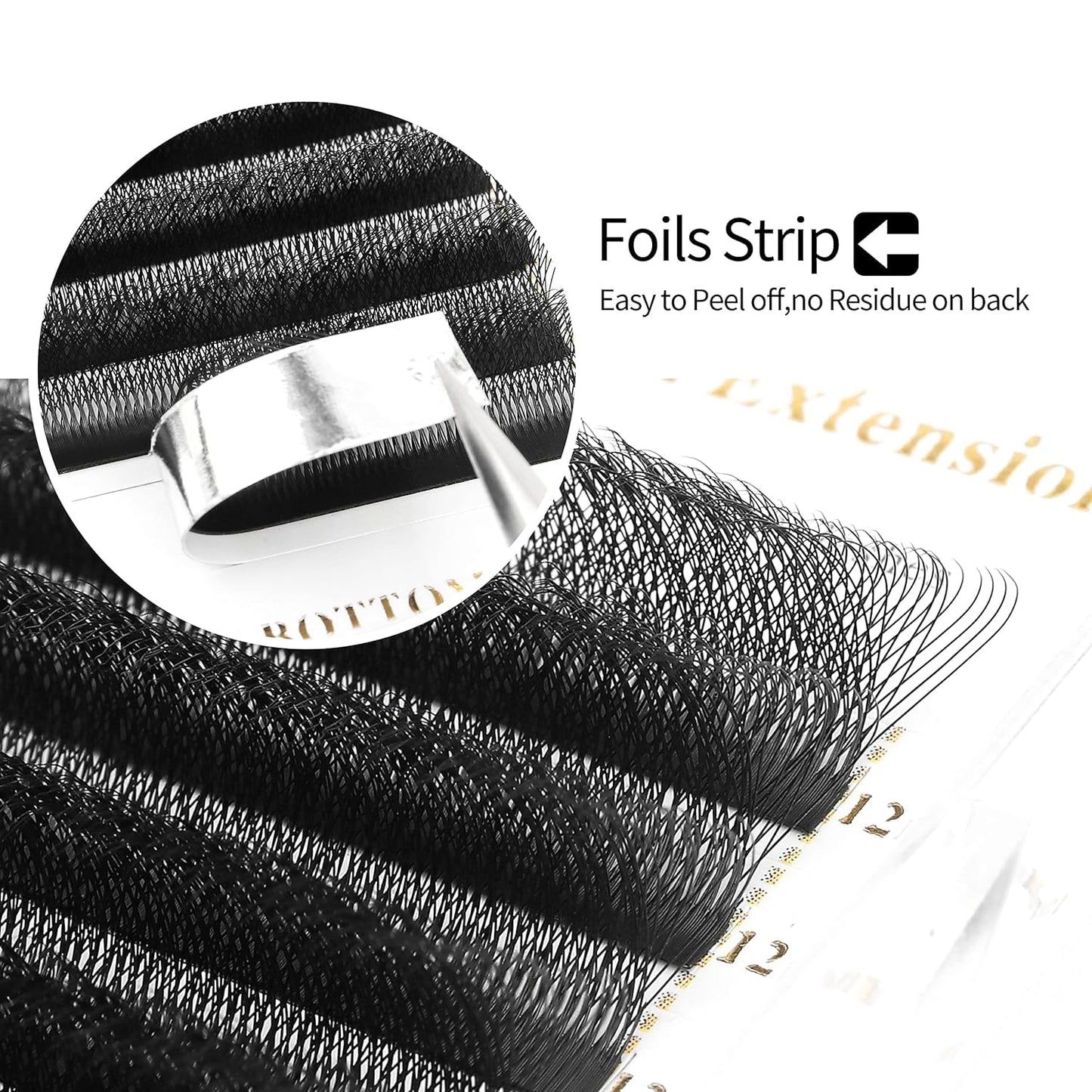 YY Lash Extensions Supplies Y Eyelash Extensions 0.05mm Thickness D Curl 10mm Premade Fans 4D Russian Volume Matte Black 12 Rows Crisscross Eye Lashes(YY-0.05-D,10mm)