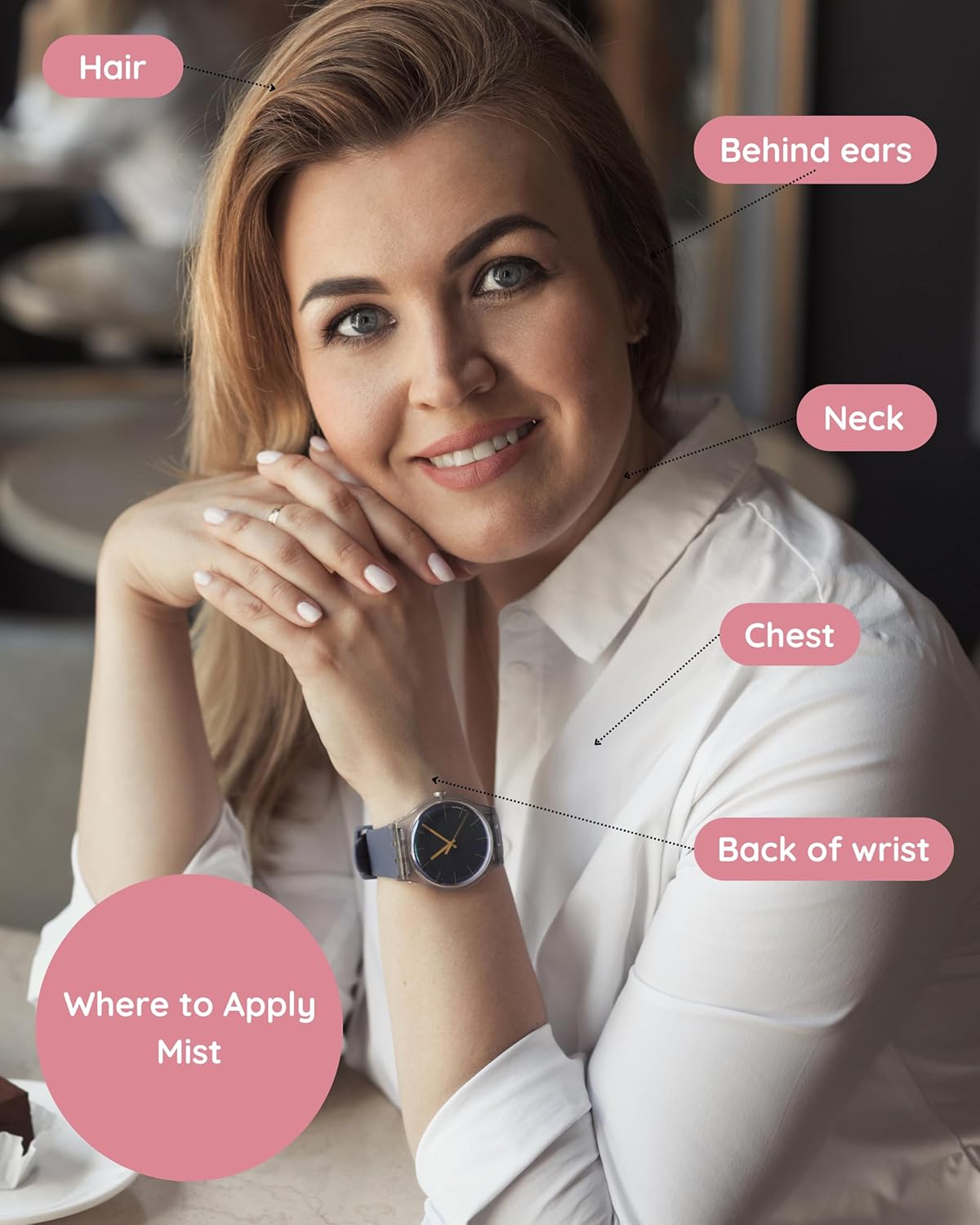 Baby Powder Natural Hair & Body Mist Spray, Pure Essential and Fragrance Oils, Alcohol-Free, Handmade in California, 0.5Fl Oz