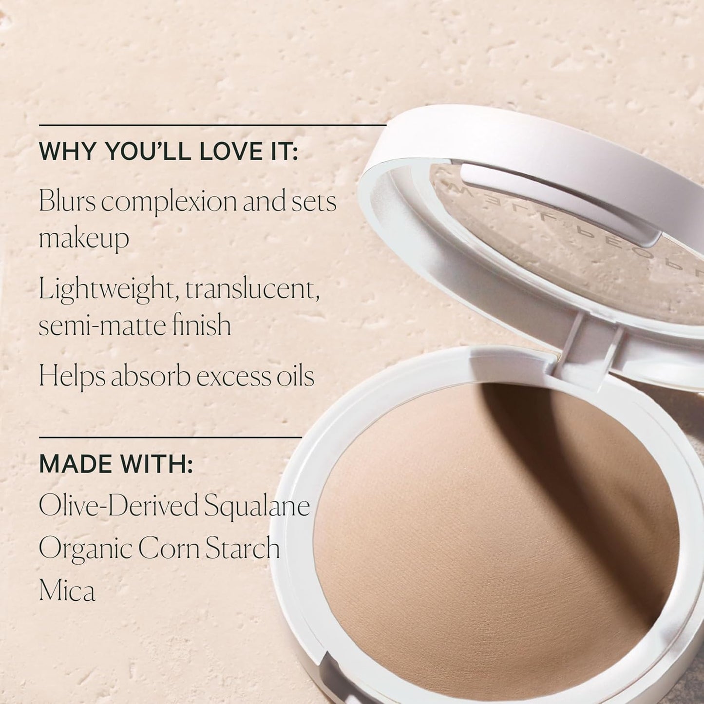 Well People Superpowder Brightening Powder, Baked Setting Powder For a Luminous Complexion, Blurs Imperfections & Smoothes Skin, Vegan & Cruelty-free, Petal