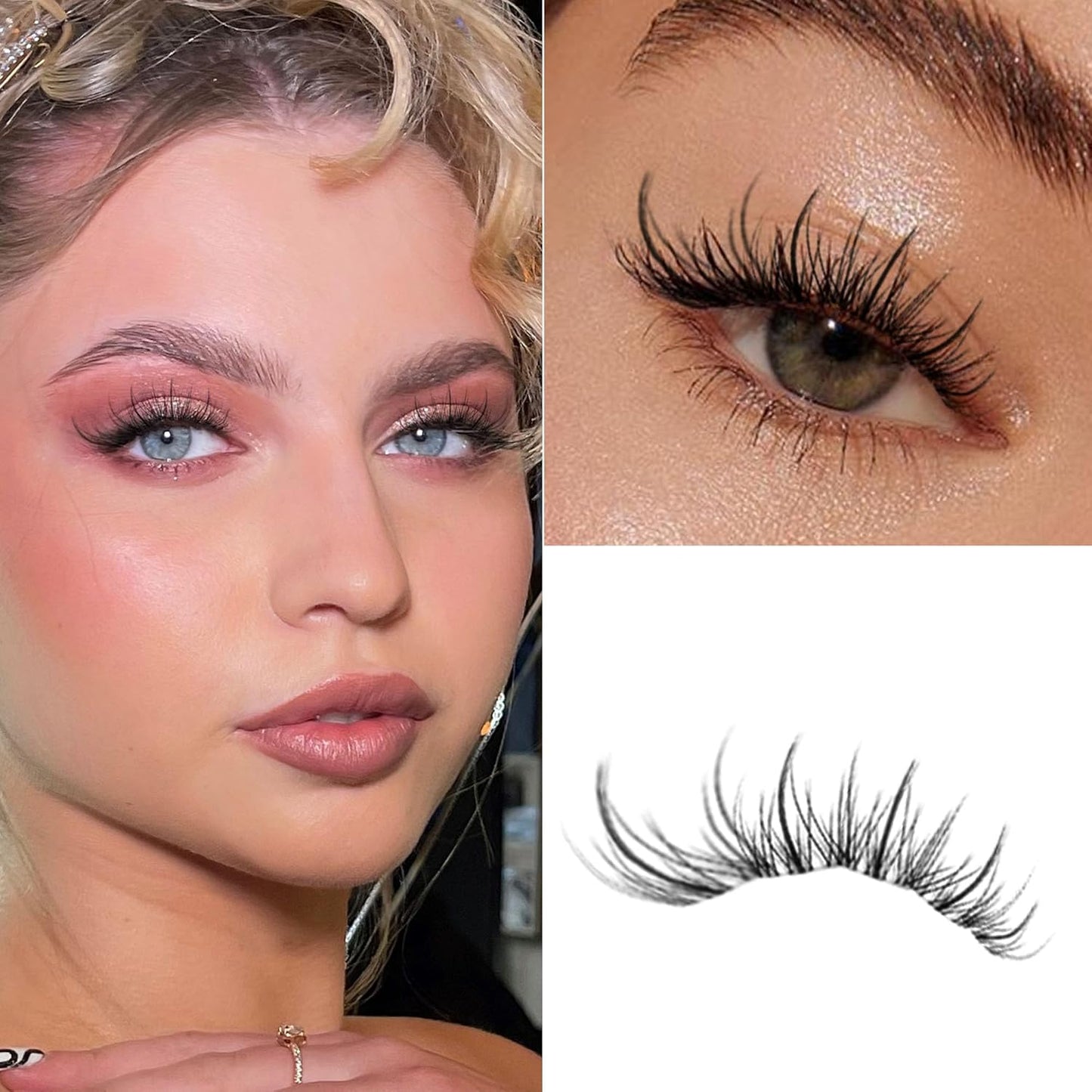 120Pcs Clear Band Lash Clusters 10-14mm Natural Look Cluster Eyelashes C Curl Resuable Invisible Band Individual Cluster Lashes(77)