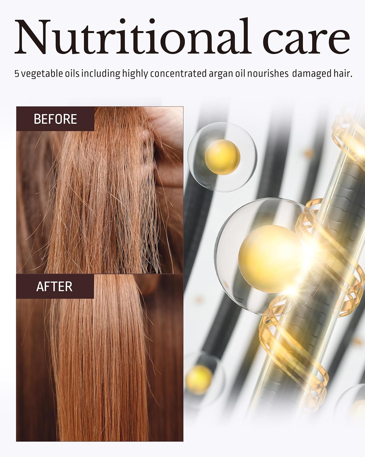 ODID Milk Protein Intensive Perfume Hair Oil - Korean Anti Frizz Nourishing & Smoothing Hair Serum - Subtle Verbena Lavender Scent - with 10,000ppm Argan Oil & 6 Plant-Based Oils, 3.38 fl.oz.