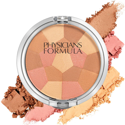 Physicians Formula Powder Palette Multi-Colored Blush, Silky Smooth Formula, Hypoallergenic, Blends Easily Without Irritation – Blushing Peach