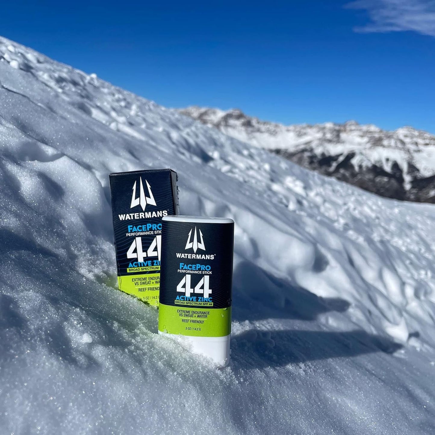 Watermans FacePro SPF 44 Sunscreen Stick - Zinc Oxide Mineral Sunscreen, Reef Safe, Broad Spectrum