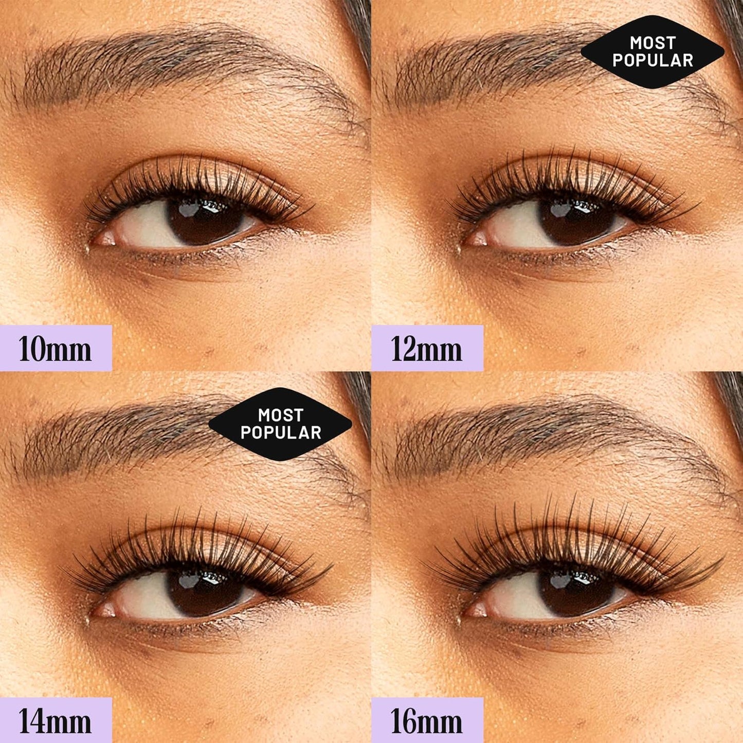 Lilac St - French Lace Glamorous Faux Eyelash Clusters (10mm) - Delicate & Wispy - DIY Lash Extension Wisps - Lightweight & Lifelike - Korean Silk - Lasts 10 Days - Cruelty Free, Vegan - 10 Lashes