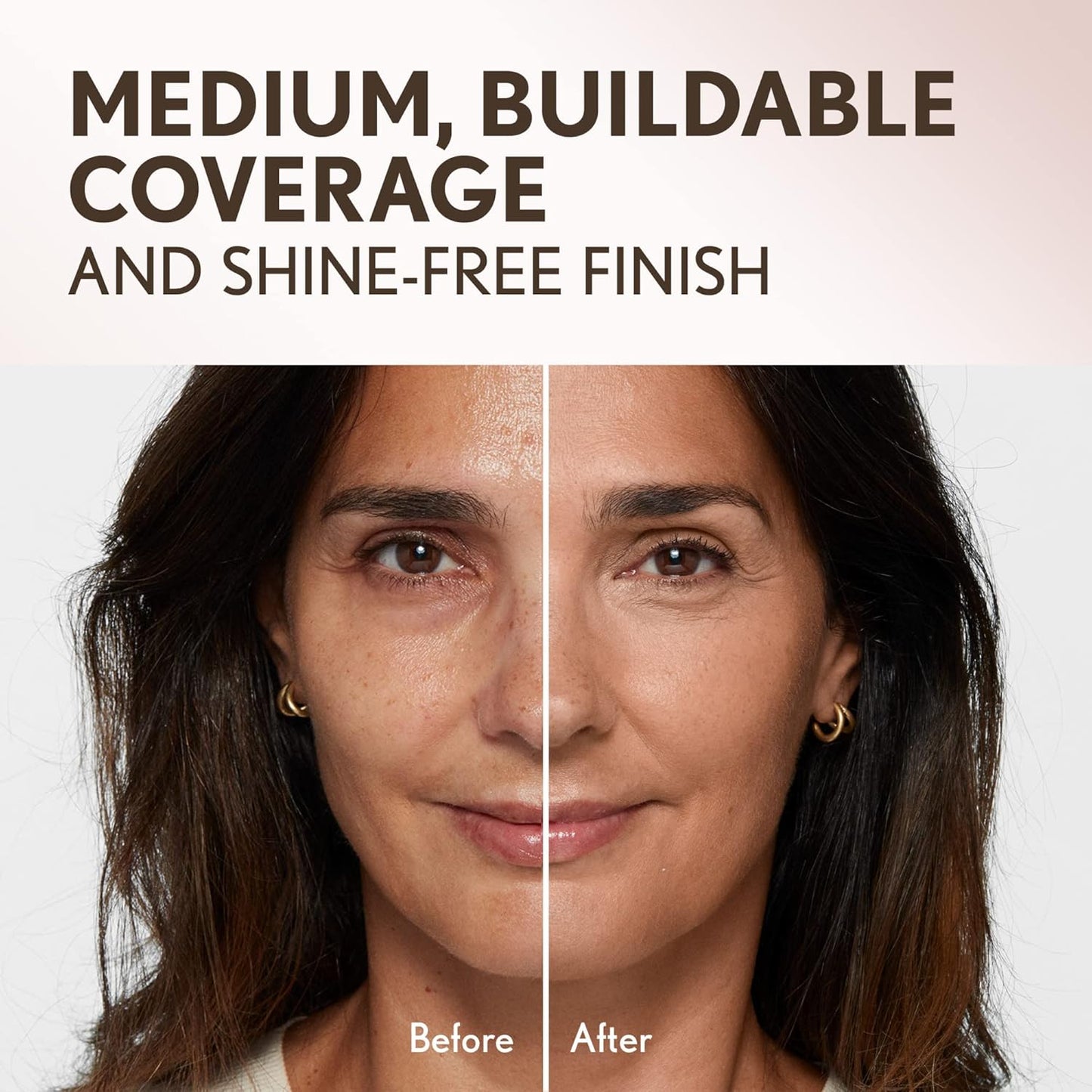 Covergirl Clean Invisible Pressed Powder, Lightweight, Breathable, Vegan Formula, Medium Light 135, 0.38oz (Pack of 2)