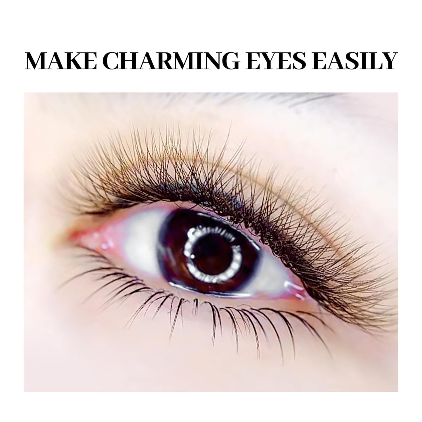 Lash Extensions Brown 4D W Eyelash Extensions W Shape 0.07mm Thickness C Curl 8mm Premade Fans Lashes Colored Lash Extension Volume Lashes Individual Lashes(W-Brown-4D-0.07-C,8mm)