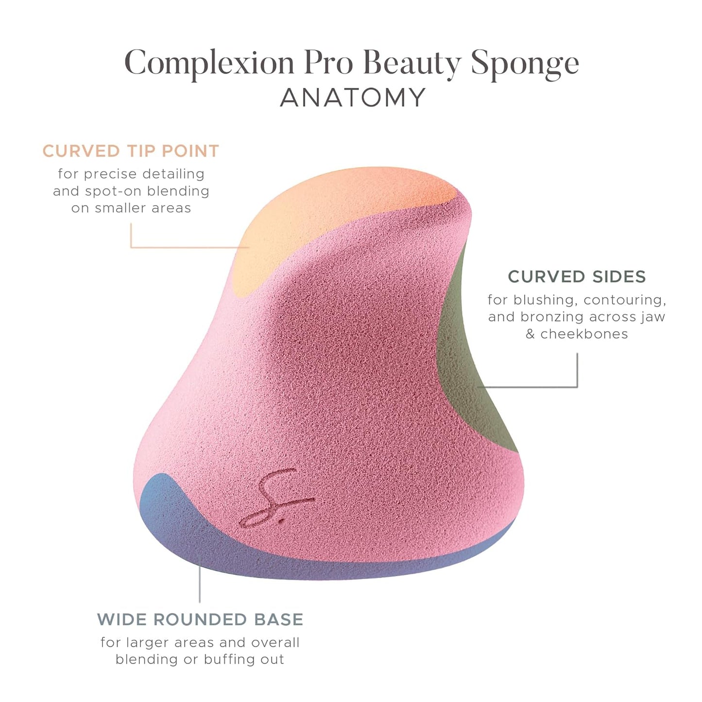 Original Beauty Blender Makeup Sponge Applicator for Powder, Cream & Liquid, Beauty Tools Puff, Streak Free Application, Vegan, Cruelty Free Made in USA, Pink