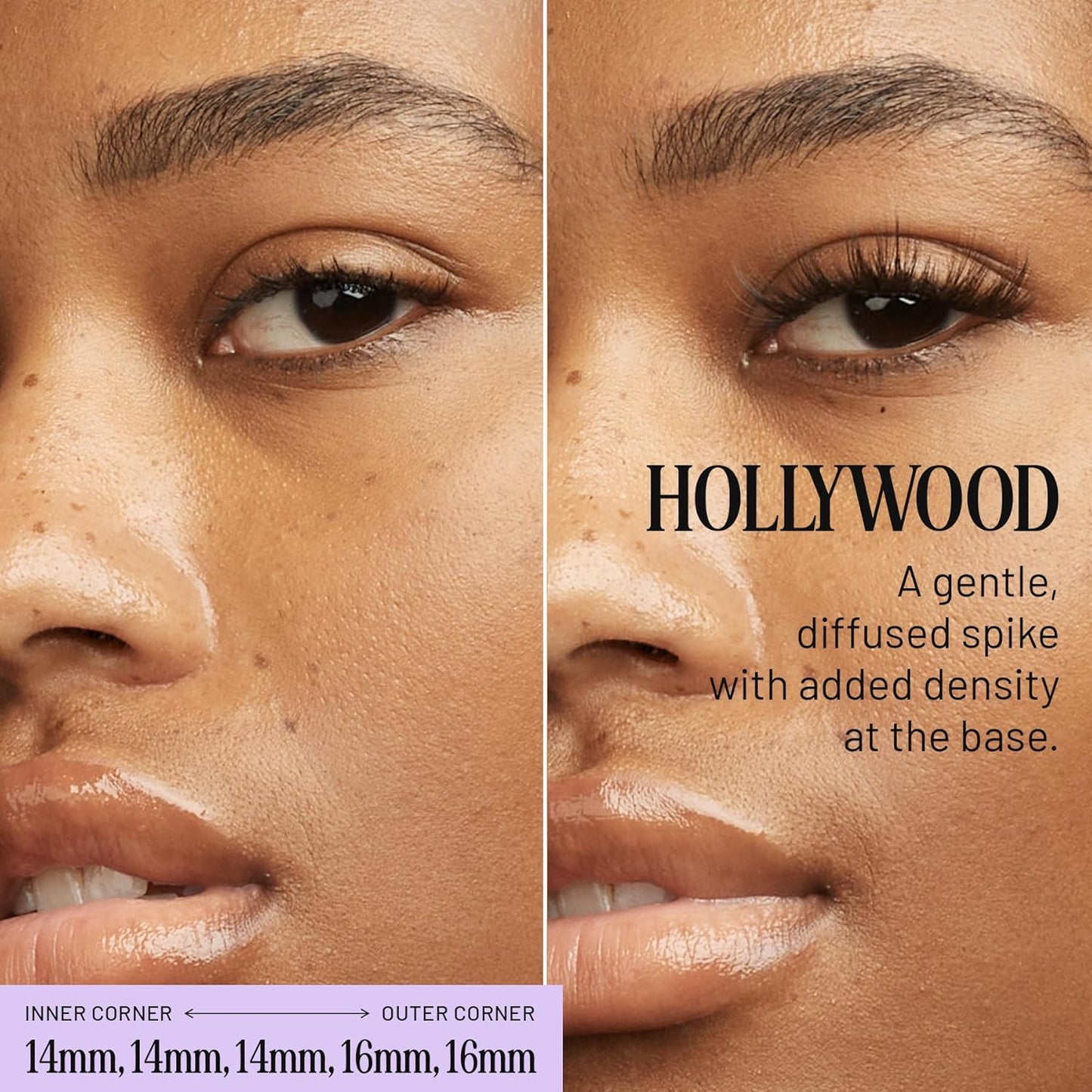 Lilac St - Hollywood Glamorous Faux Eyelash Clusters (14mm) - Dynamic & Fluttery Volume - DIY Lash Extension Wisps - Lightweight & Lifelike - Lasts 10 Days - Women Founded - 10 Lashes