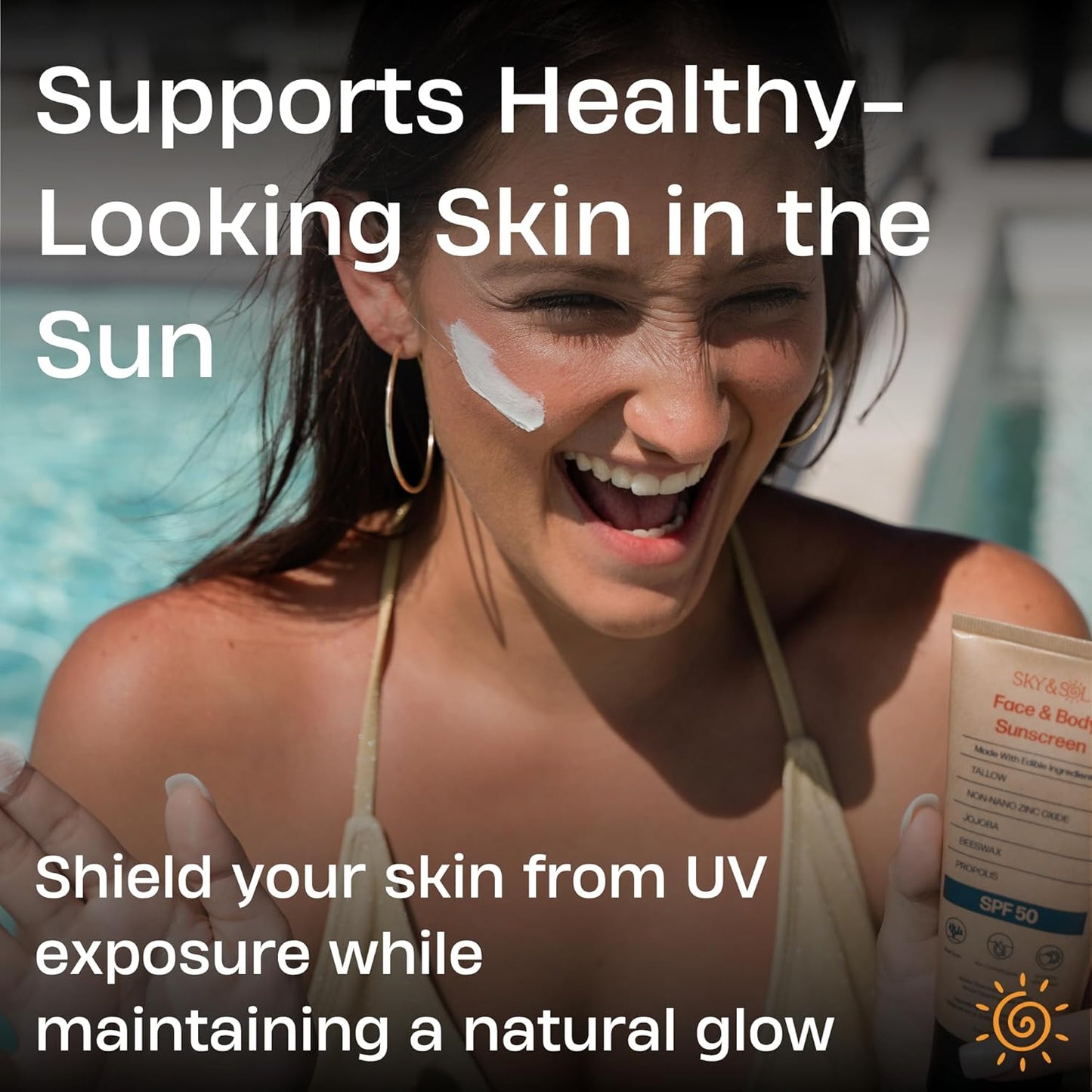 Mineral Sunscreen SPF 50 | With Grass-Fed Tallow & Zinc Oxide | Non-Greasy Formula for Face & Body | Made Without Reef-Harming UV Filters | 3 oz (85 g)