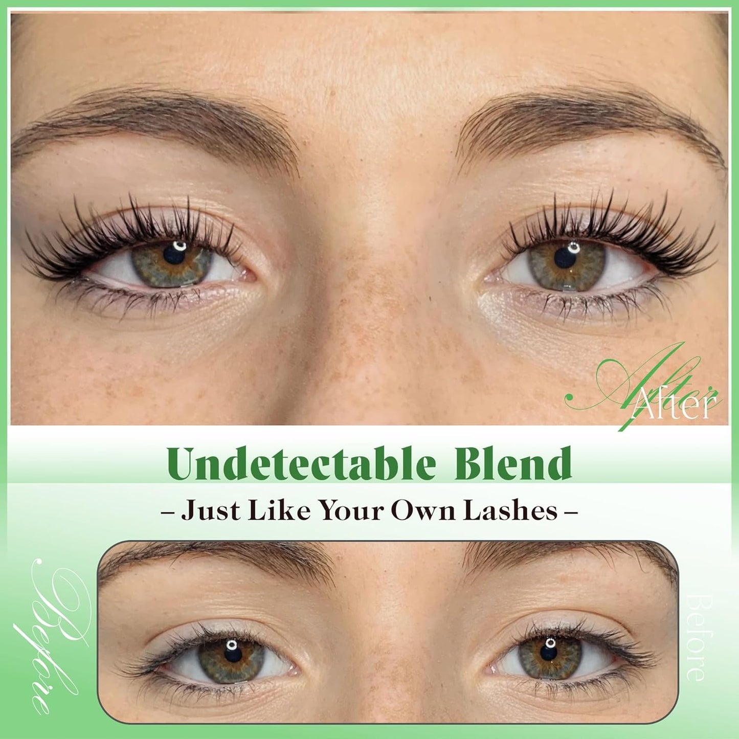 Wispy Lash Clusters Natural Look Eyelash Clusters Eyelash Extension C-curly Manga Individual Lashes 10-16mm DIY Lash Extension at Home by Newcally