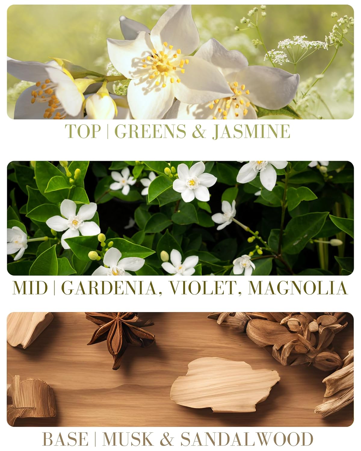 Gardenia Delicious Pure Essential and Fragrance Oil Perfume Roll On with Organic Jojoba Oil, Alcohol Free, Small-Batch, Made in California, 0.34 Fl Oz