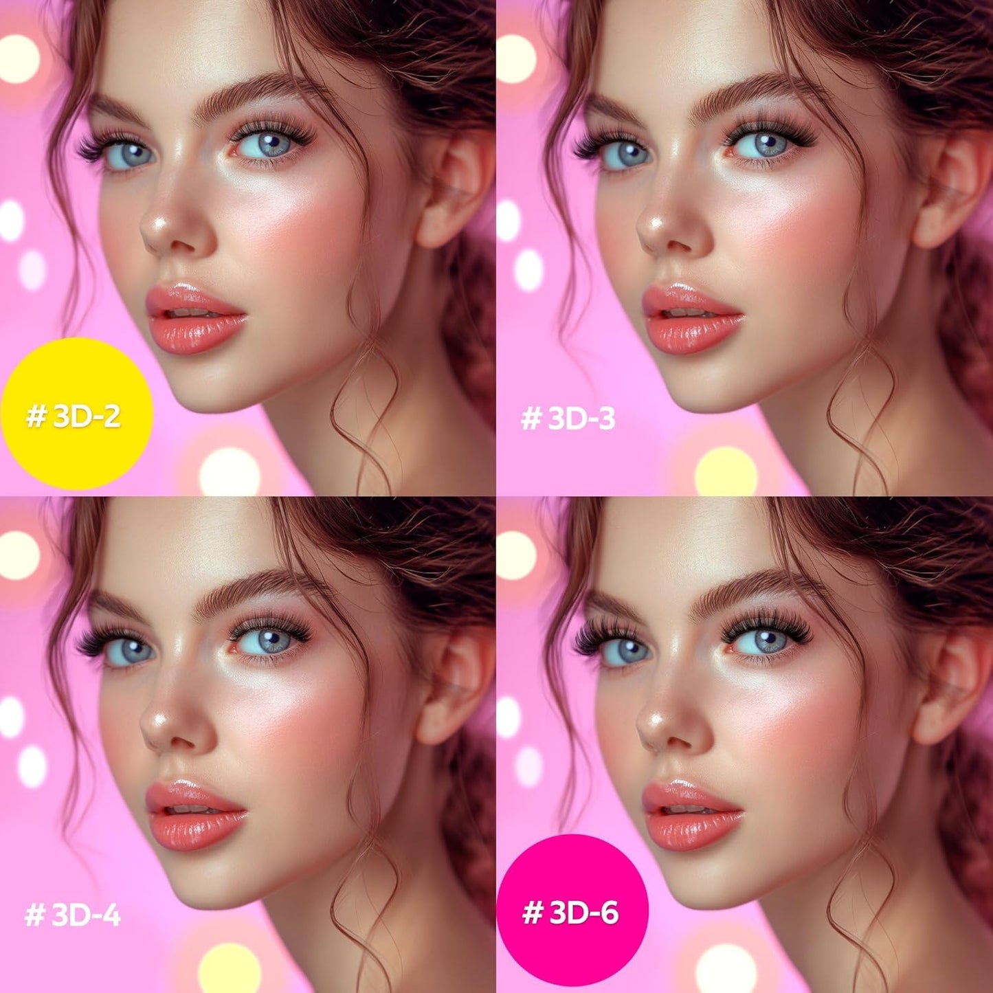 Eliace Eyelashes, (50 Pairs,5 Styles) Luxurious Faux Mink Lashes Natural Look Wispy Fluffy Handmade Cat Eye False Lash Pack, False Eyelashes Set, Fake Lashes Strips, Makeup Fake Eyelashes Pack