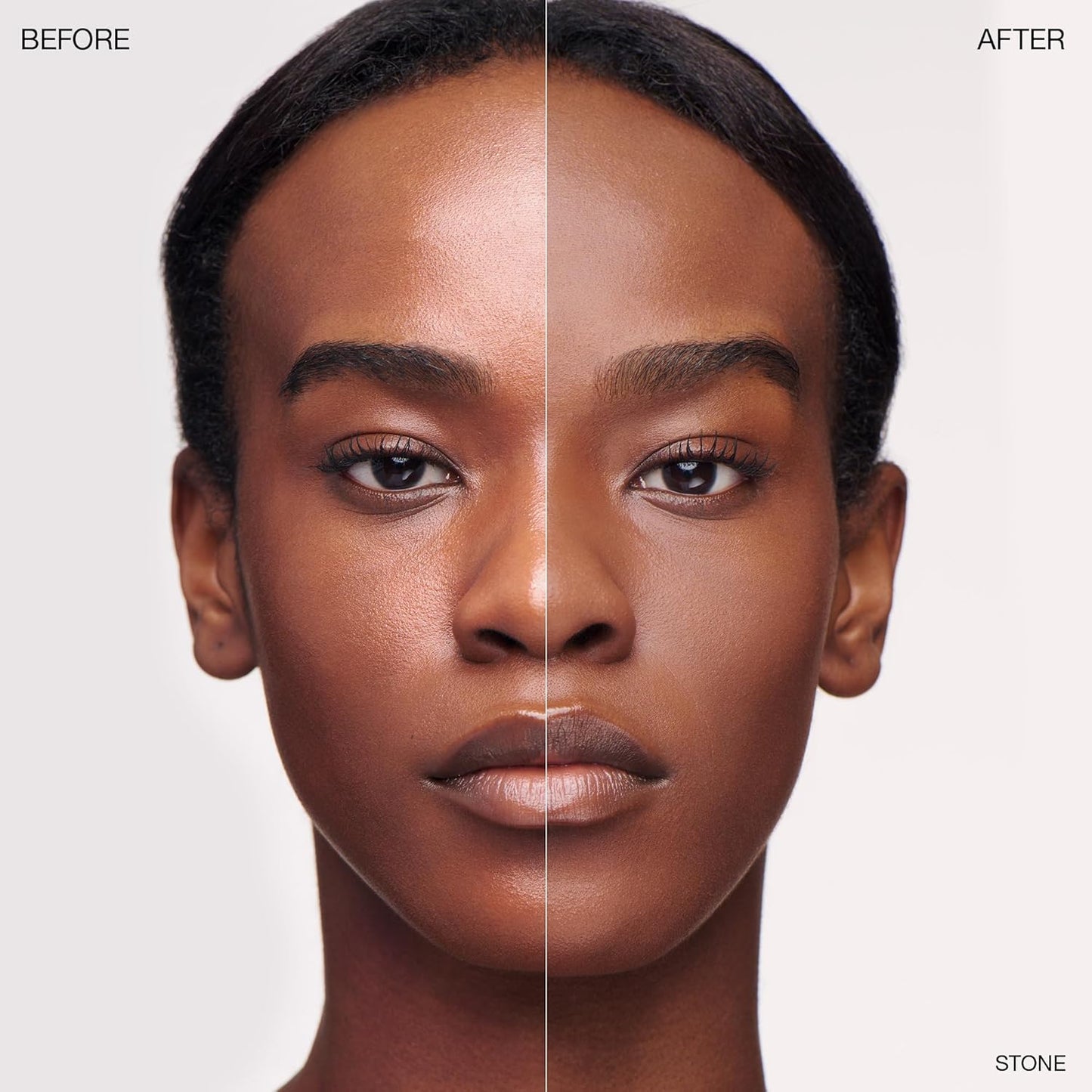 Ogee Sculpted Skin-Perfecting Makeup Setting Powder - Stone - FULL SET (Case & Refill) - Lightweight Powder Foundation Made with 70% Organic Ingredients