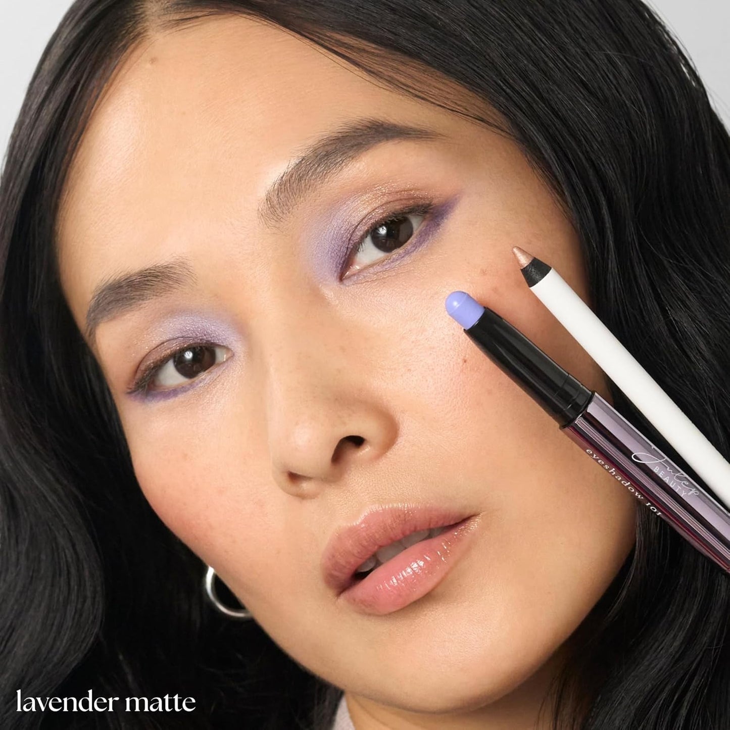 Julep Eyeshadow 101 Cream-to-Powder Waterproof Shadow Stick – Lavender Matte – Long-Lasting, Crease-Proof, Light Purple Matte Cream Eyeshadow with Built-in Smudger