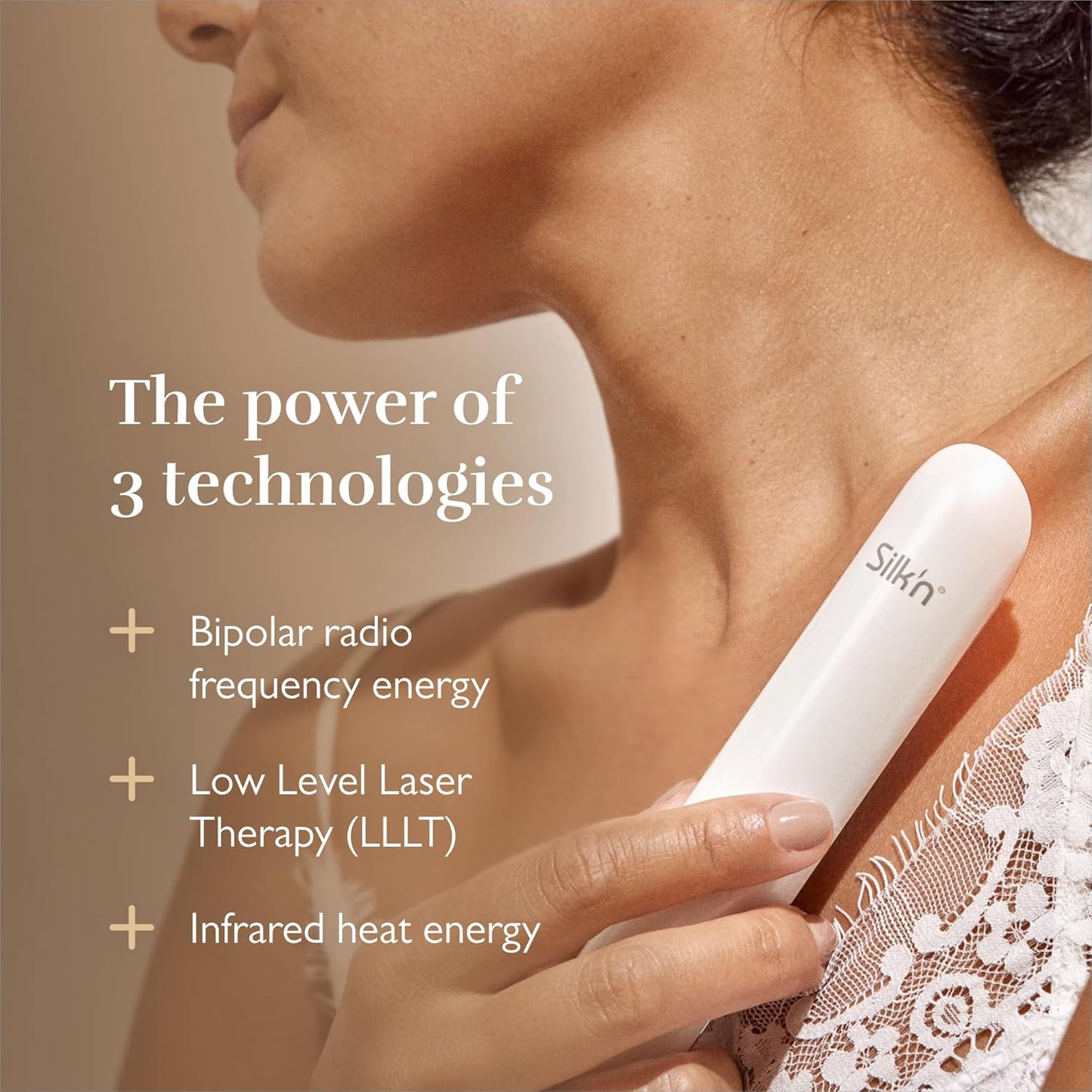 Silk’n Anti-Aging Device - Titan Mini - Wrinkle Reduction and Skin Tightening - Rejuvenates Skin on Smaller Face Areas - Cordless Use - Skin Care Device with LED - Unisex Hygiene and Personal Care