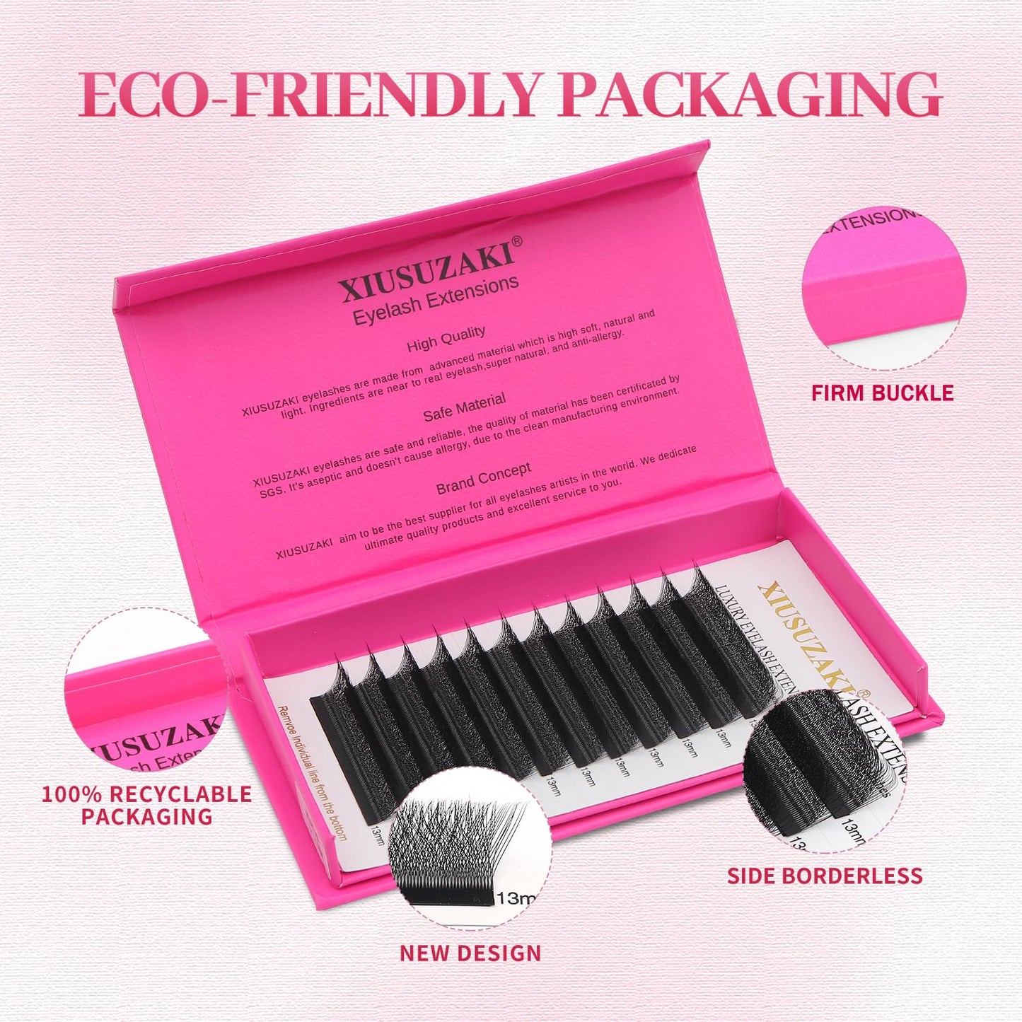 Lash Extensions 4D Eyelash Extensions W Lashes 0.07mm Thickness D Curl Lashes Mix 8-15mm Soft Lash Trays Volume Lash Extension Natural Matte black False Eyelashes Professional Use(W-4D-0.07-D,8-15mm)