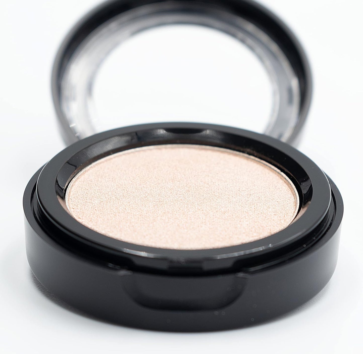 Shiny Warm Sand Beige Taupe Nude Natural Tone Satin Finish Pressed Powder Single Vegan Eyeshadow; Talc, Paraben & Cruelty Free