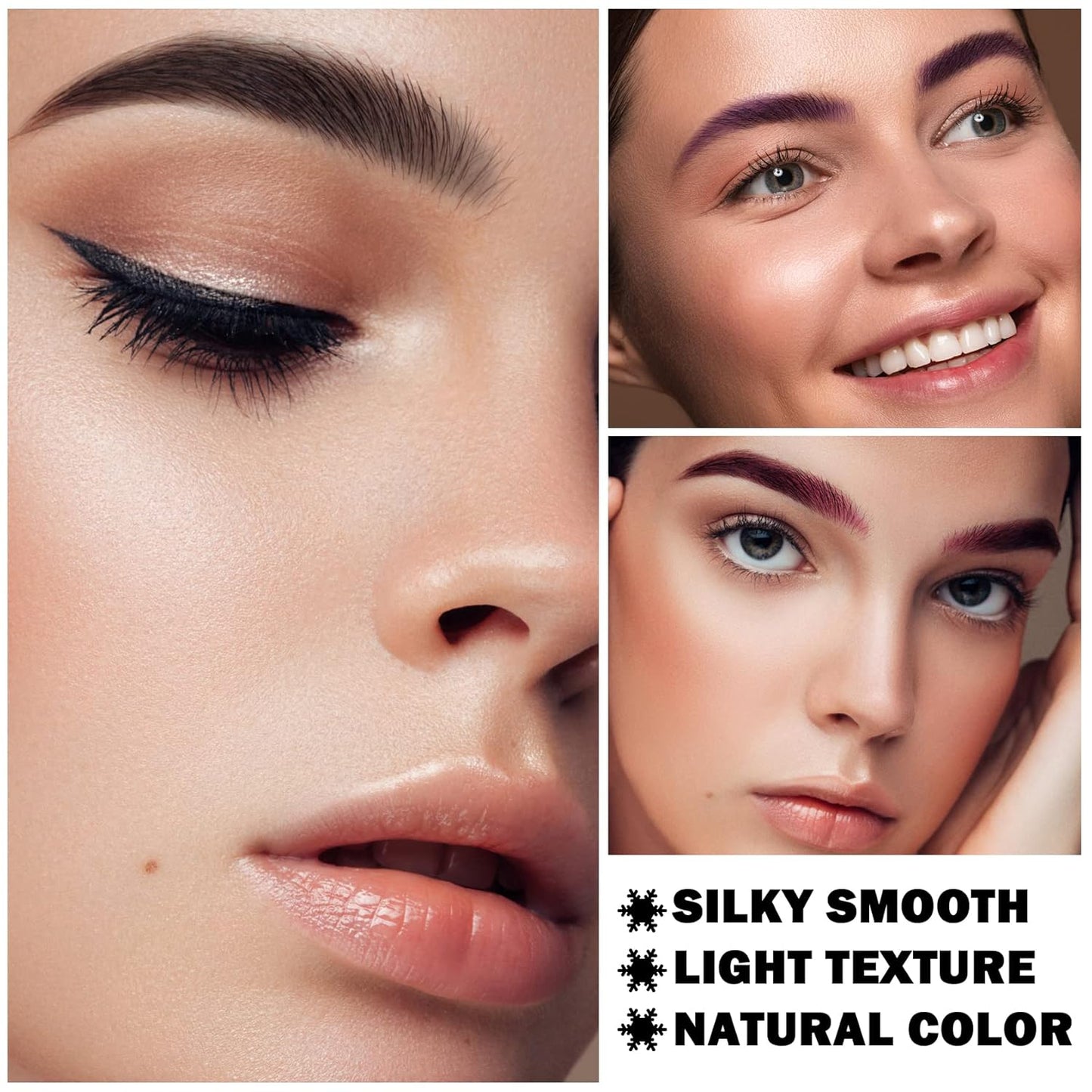 Eyebrow Pomade Cream,Brow Pomade Gel Naturally Long Lasting Waterproof,Delicate and Smooth Eye Brow Makeup Cosmetics with Eyebrow Brush - Green