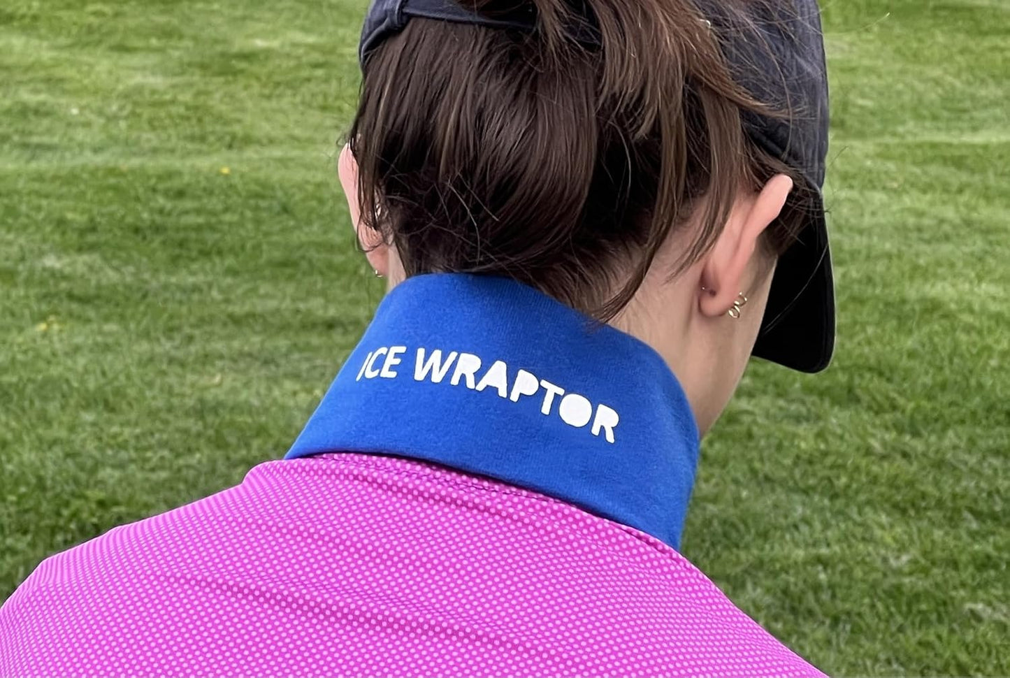 Ice Wraptor Bandana + 4 inserts:Just Add Water & freeze. Keep Neck, Head, oints Cool. Portable Ice Therapy for Pain Relief.Adjustable, Lightweight Comfortable- w/ 5 2.5"x15" Reusable Cryosheet Inserts