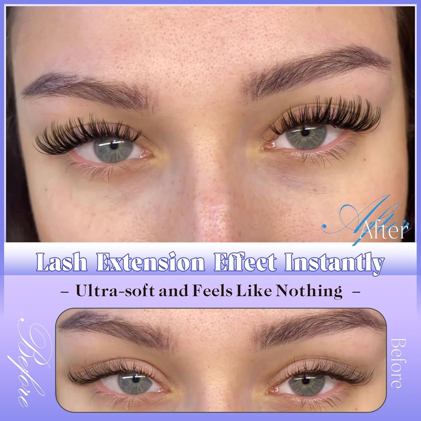 Wispy Eyelash Clusters Individuals Natural Lash Clusters DIY Lash Extension C-curly Cluster Eyelash Extensions 10-16MM Cluster Lashes by Newcally