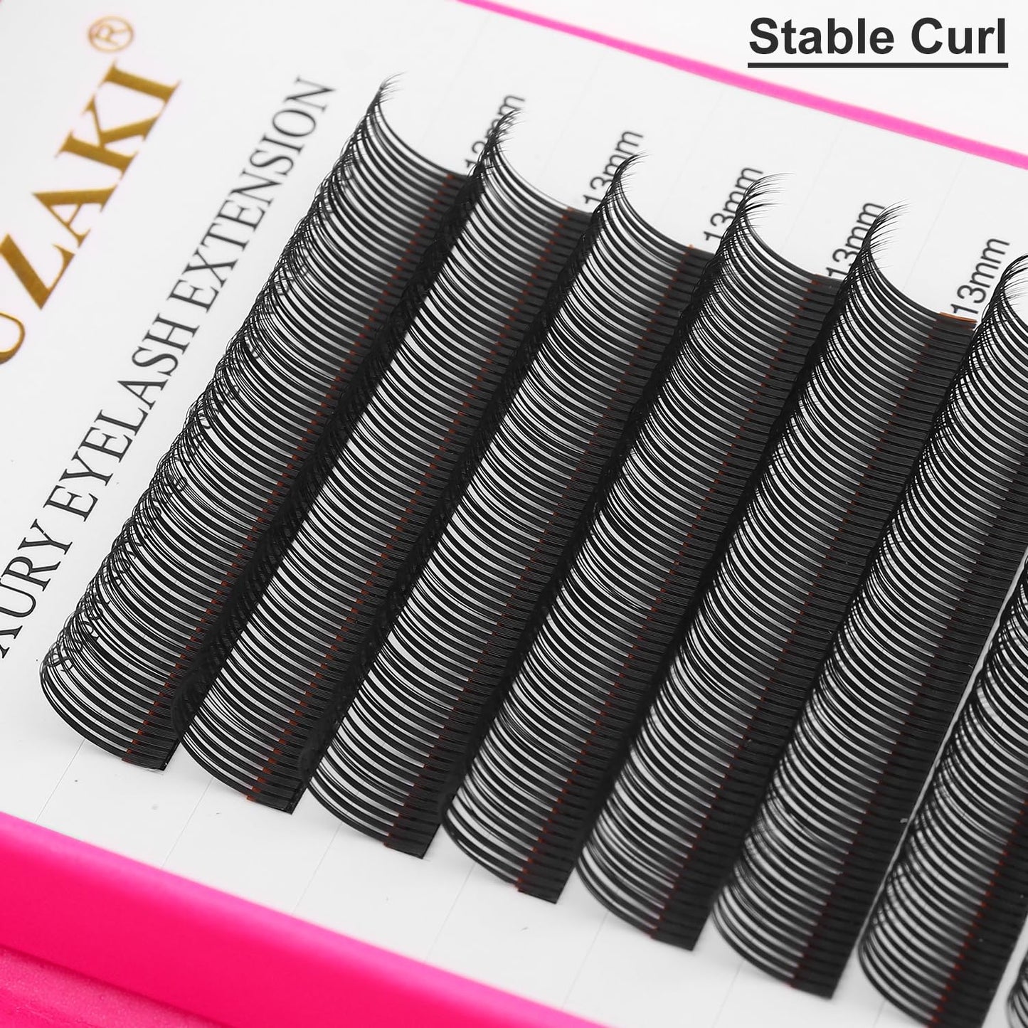 5D Flower Lash Extensions Spikes Lashes 0.07 Matte Black D Curl Lashes 12mm Volume Eyelash Extension Lash Trays Professional Use(5D Flower,0.07-D,12mm)