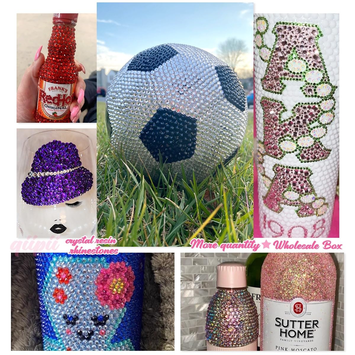 16000PCS Light Purple Crystal Resin Rhinestones for Crafting 3mm 4mm 5mm Flatback Stones Non-Hotfix Diamonds Crystals Gems Charms for Nails Face Eyes Makeup Tumblers Bottles DIY Crafts Clothes