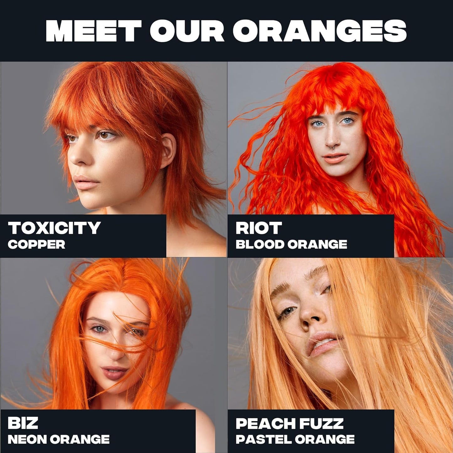 Good Dye Young Semi-Permanent Hair Color, Vegan and Cruelty-Free Peach Orange Hair Dye, Last up to 24 Washes, Non-Damaging Conditioning Hair Color (5FL OZ, Peach Fuzz)