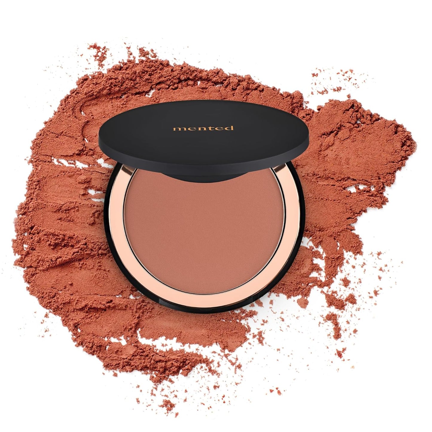 Mented Cosmetics Made in Italy, Cruelty Free Makeup, Vegan, Paraben Free, Shimmer Bronzer, Highlighter Bronzing Powder Palette for Face with Vitamin E + A, 0.35oz/10g, Vacay