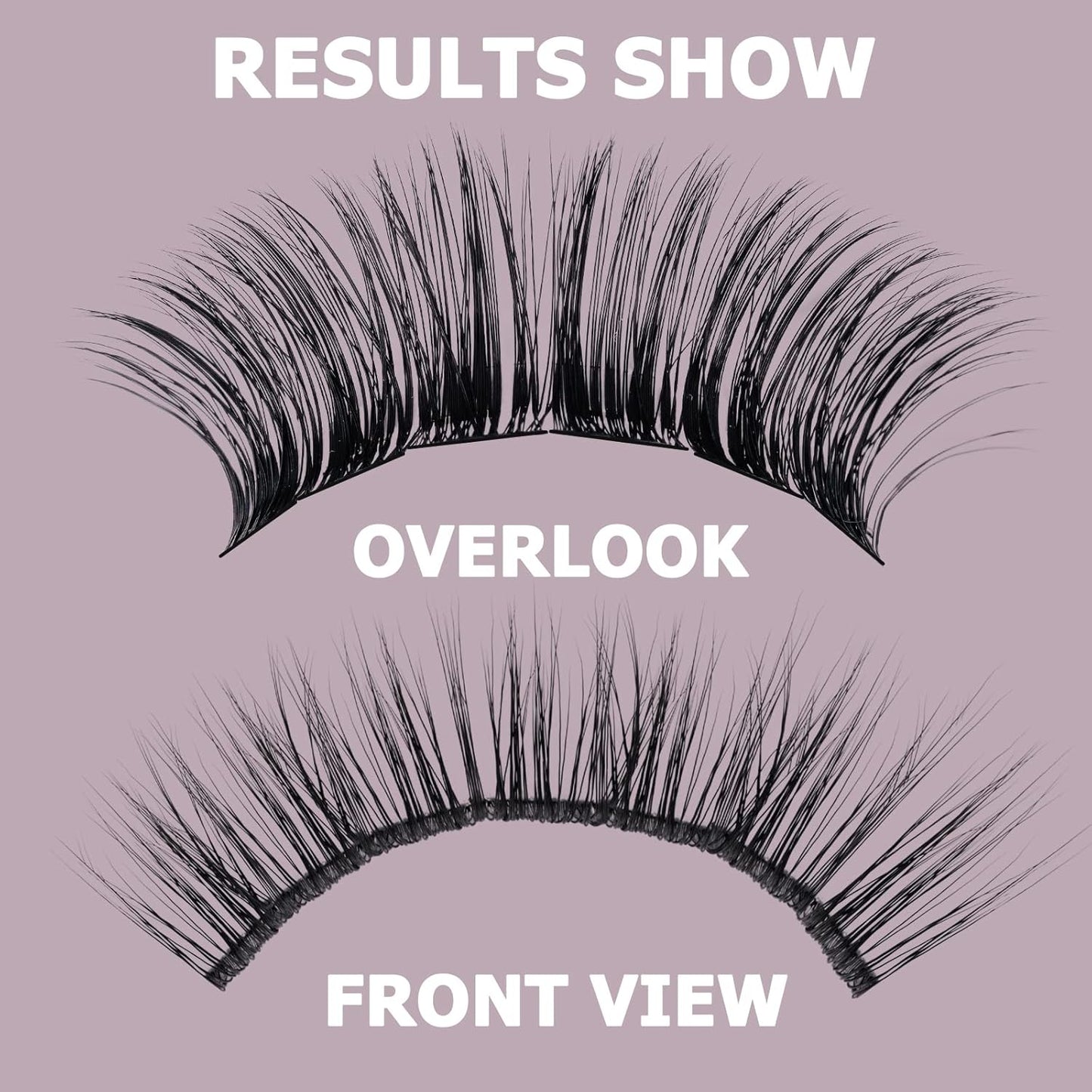 QUEWEL Cluster Lashes 72 Pcs Wide Stem Individual Lashes C/D Curl 8-16mm Length DIY Eyelash Extension False Eyelashes Soft for Personal Makeup Use at Home (natural02-C-16)