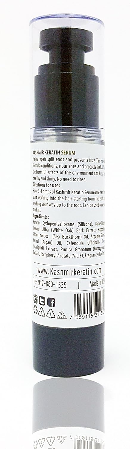 Hair serum for frizzy and damaged hair: Anti Frizz Hair Serum with Hydrating and Strengthening Properties. Non-Oily Hair Treatment Serum for Shine and Frizz Control (50ml / 1.69Fl. Oz)