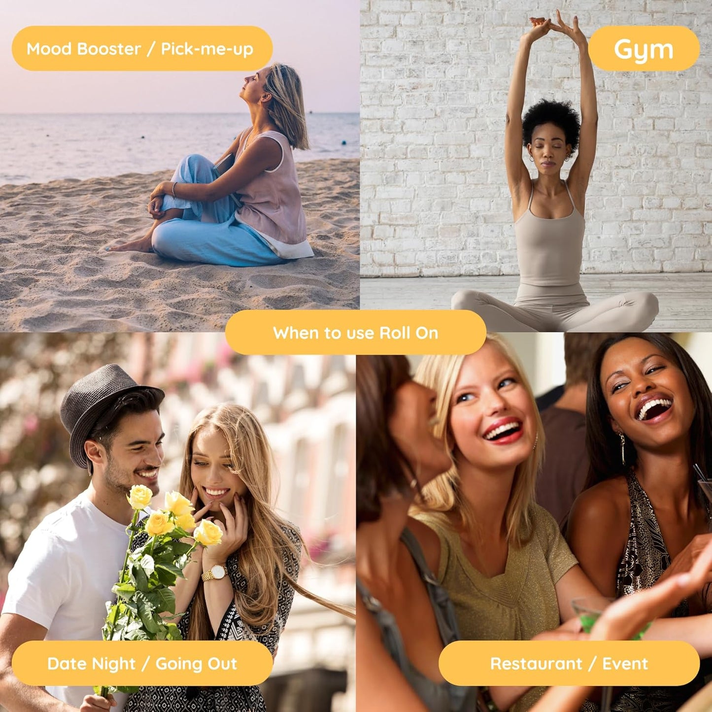 Honeysuckle Delicious Natural Pure Essential and Fragrance Oil Perfume Roll On with Organic Jojoba Oil, Eau de Toilette, Small-Batch, Alcohol Free, Handmade in California