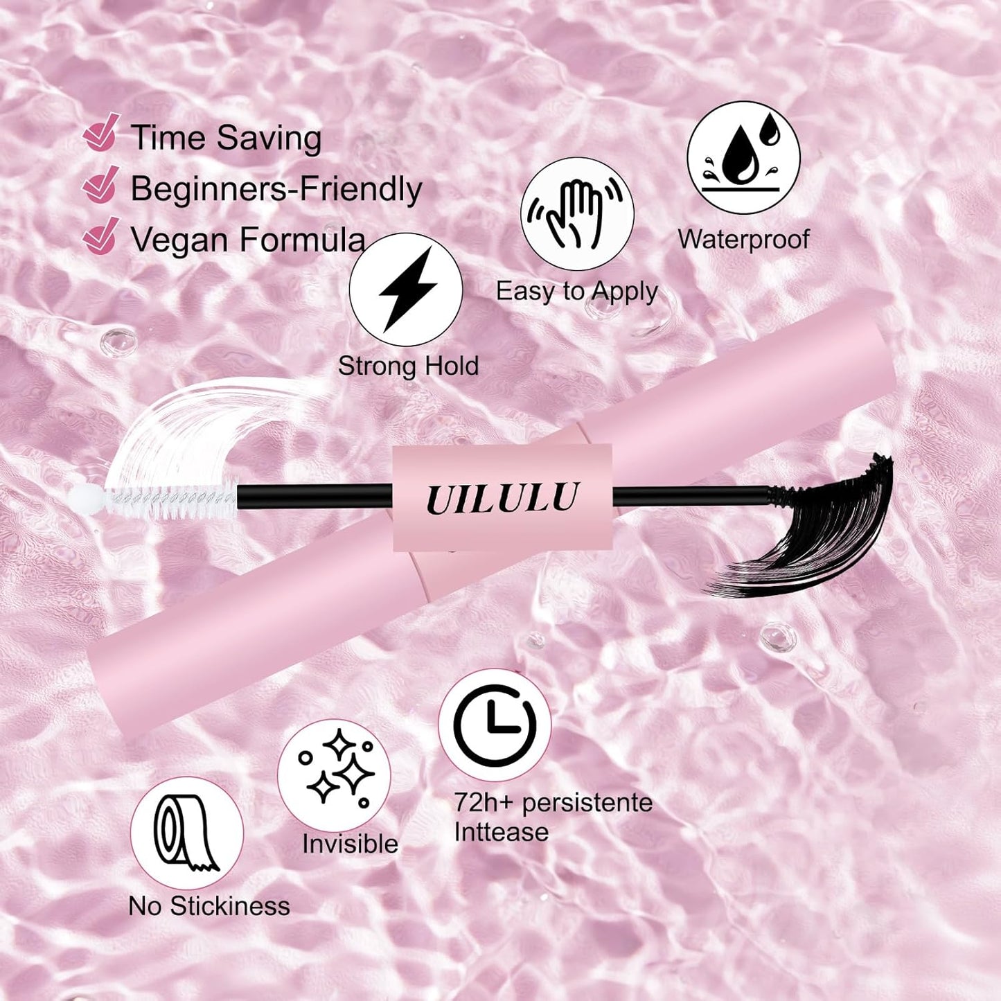 Lash Clusters kit 8-18mm DIY Lash Extension Kit 168 Natural Lash Clusters 0.07D D Curl Wispy Individual Eyelash Clusters False Lashes Eye Lash Extension Lash Kits