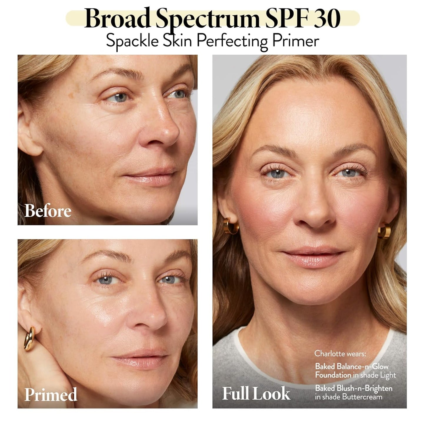 LAURA GELLER NEW YORK Spackle Skin Perfecting Primer Broad Spectrum Sunscreen SPF 30 - Primer for Face Before Makeup with Sun Protection for a Dewy Glow