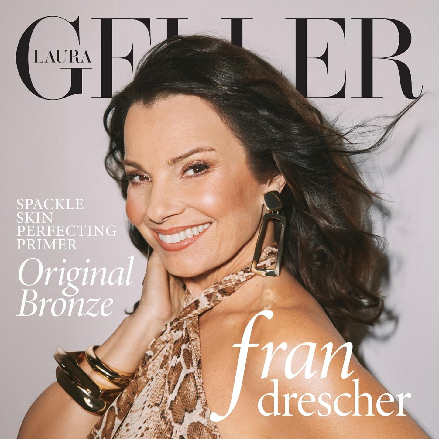 LAURA GELLER NEW YORK Spackle Primer - Bronze - Super-Size 2 Fl Oz - Hyaluronic Acid Makeup Primer for Mature Skin