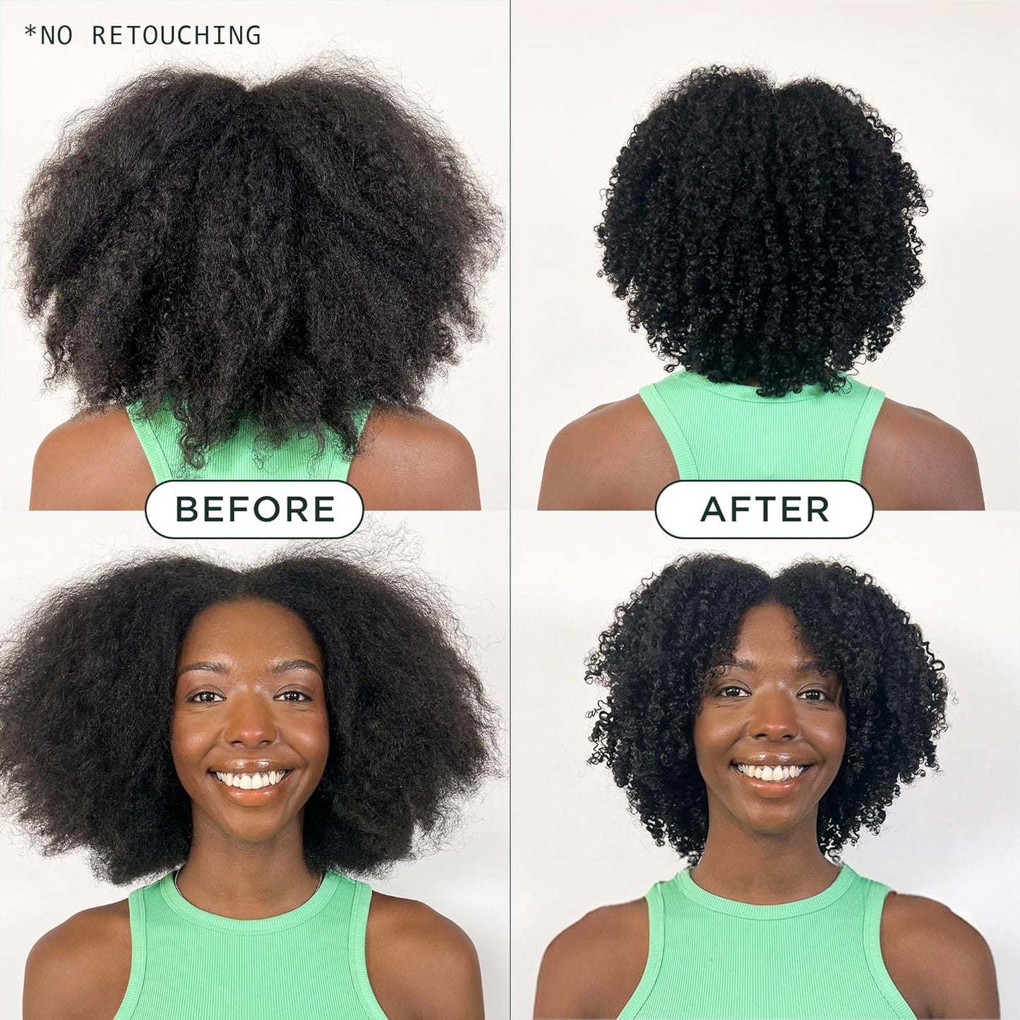 Sienna Naturals - HAPI Shampoo - Anti Frizz - Sulfate-Free, Scalp-Nourishing & Hydrating Cleanser - Gently Removes Buildup Without Stripping - pH-Balanced, Vegan & Clean Formula - 11oz