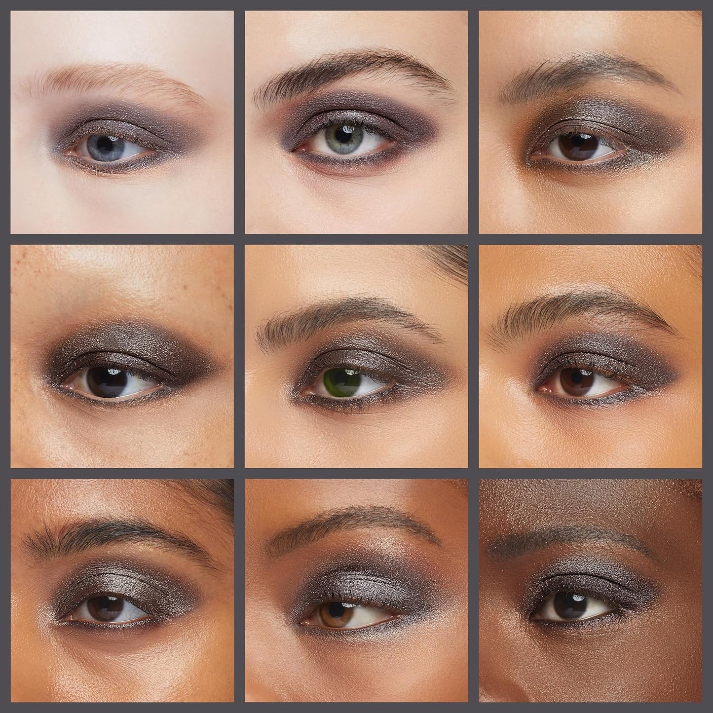 Eclipse Shimmering Glitter Black Onyx Chrome Dark Grey Pressed Powder Single Vegan Eyeshadow; Talc, Paraben & Cruelty Free