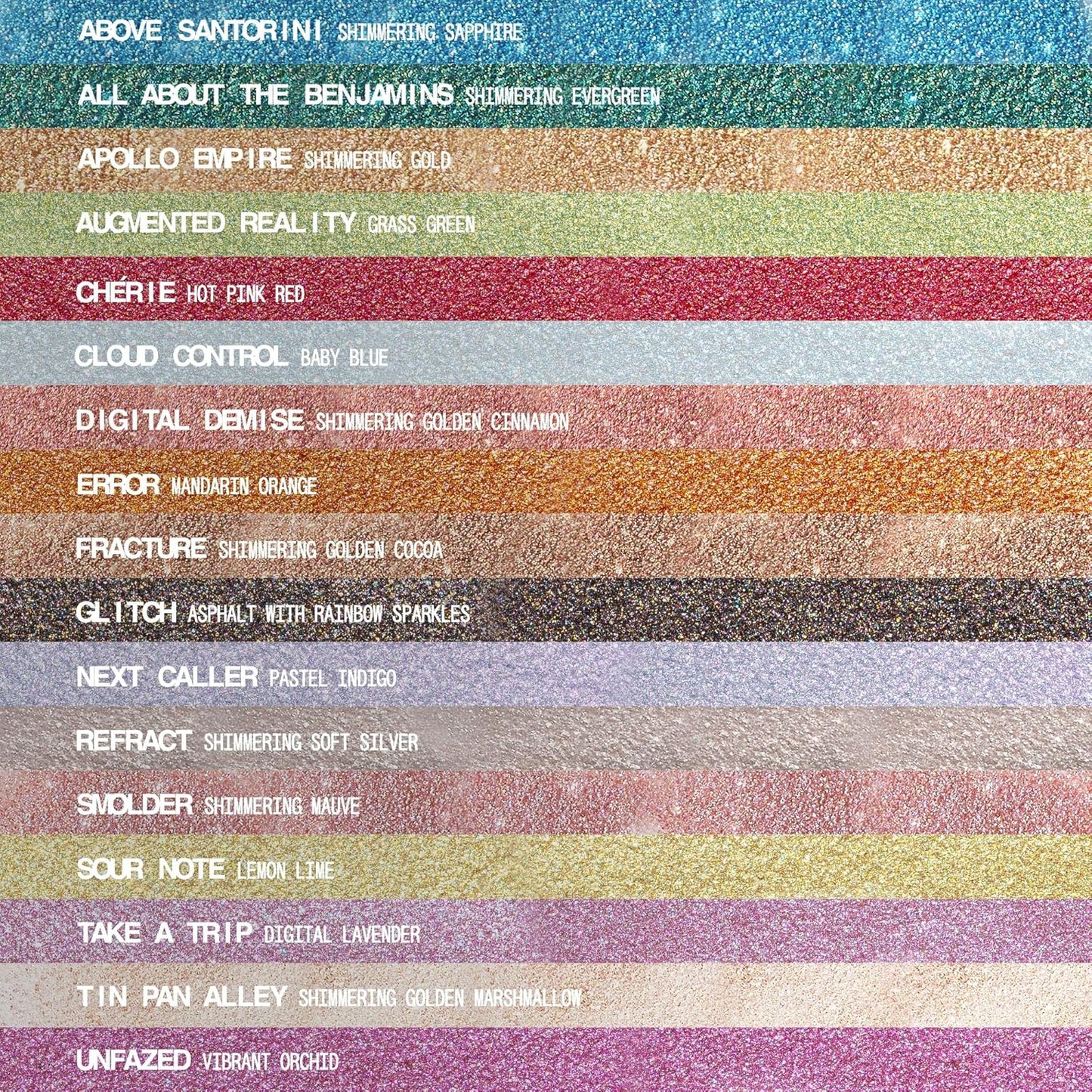 aboutface Fractal Glitter Eye Paint Cherie – Smudge-Proof, Long-Lasting Liquid Eyeshadow – Intense Sparkle with Mousse Texture – Vegan, Cruelty-Free – 0.13 oz (Hot Pink Red)